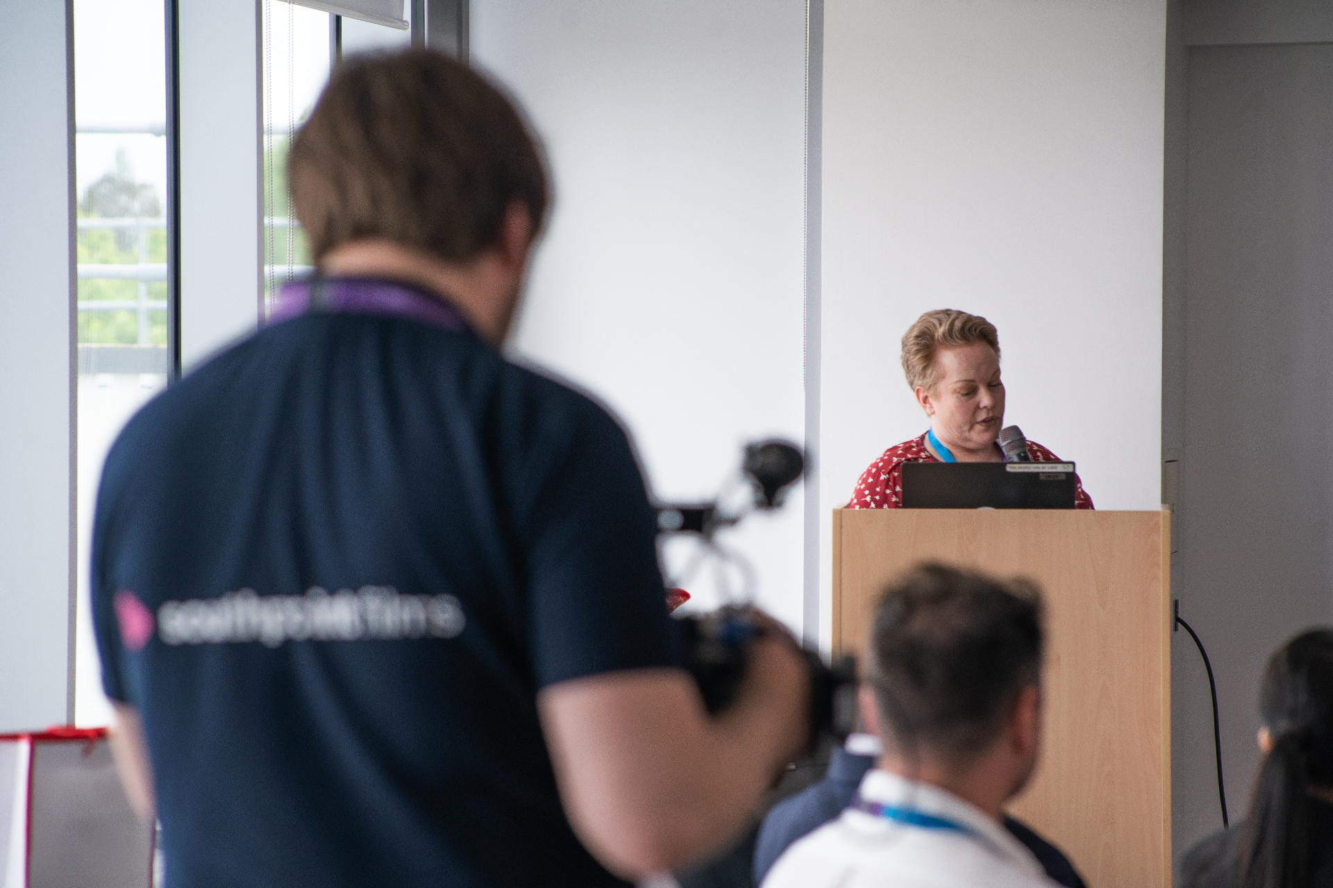 Becky Lodge guest speaking at the University of Portsmouth Business School